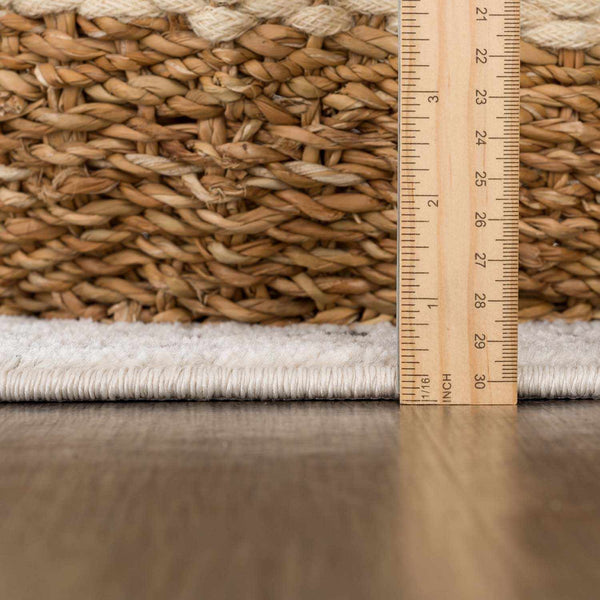Hauteloom Megargel MEG Charcoal Machine Made Polypropylene Rug