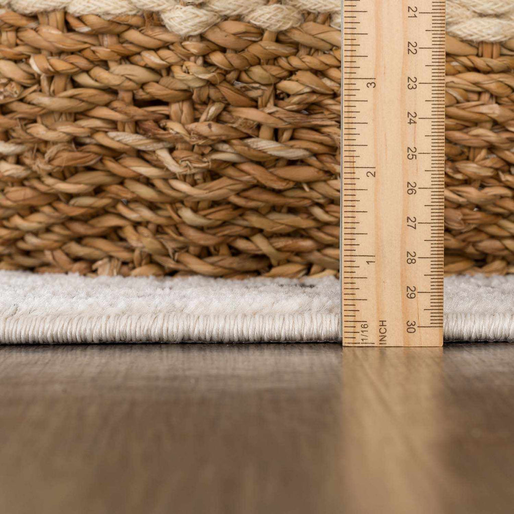 Hauteloom Megargel MEG Charcoal Machine Made Polypropylene Rug