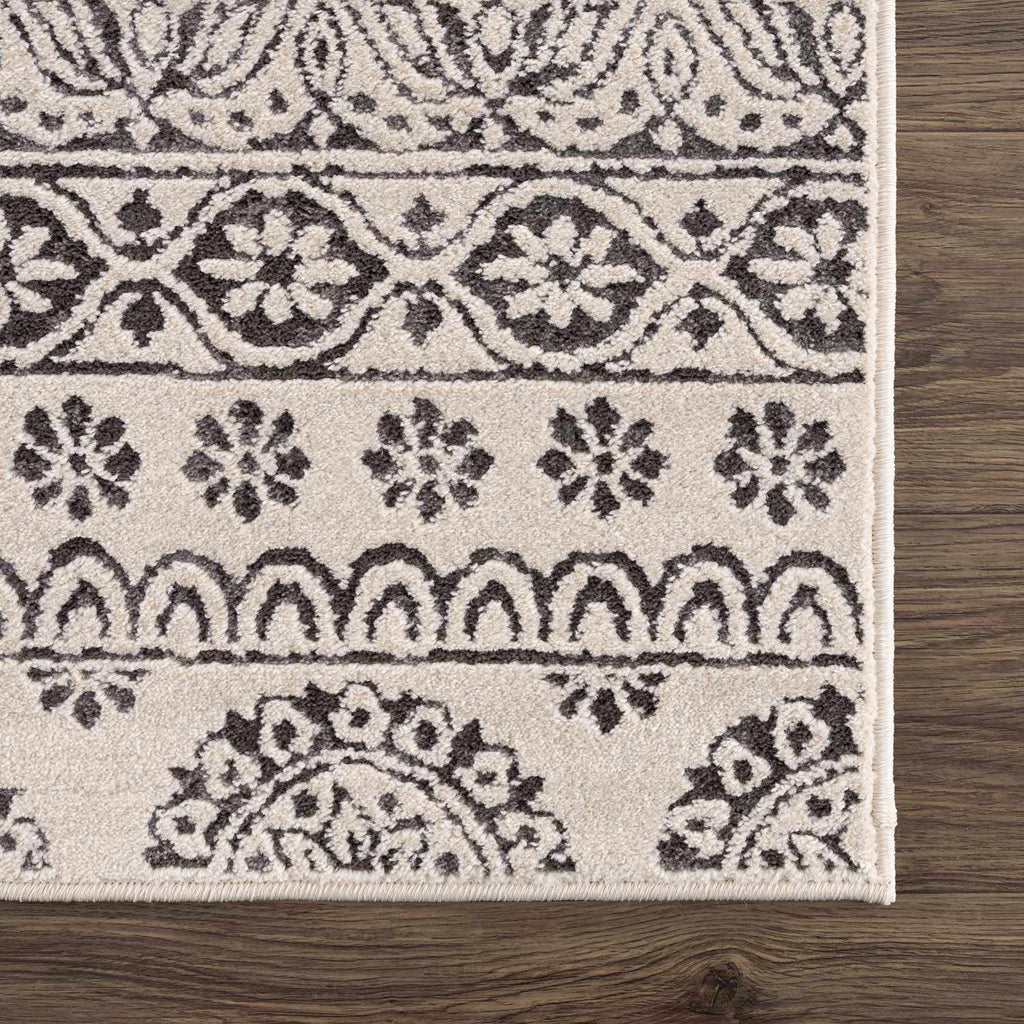 Hauteloom Warroad WARRO Charcoal Machine Made Polypropylene Rug