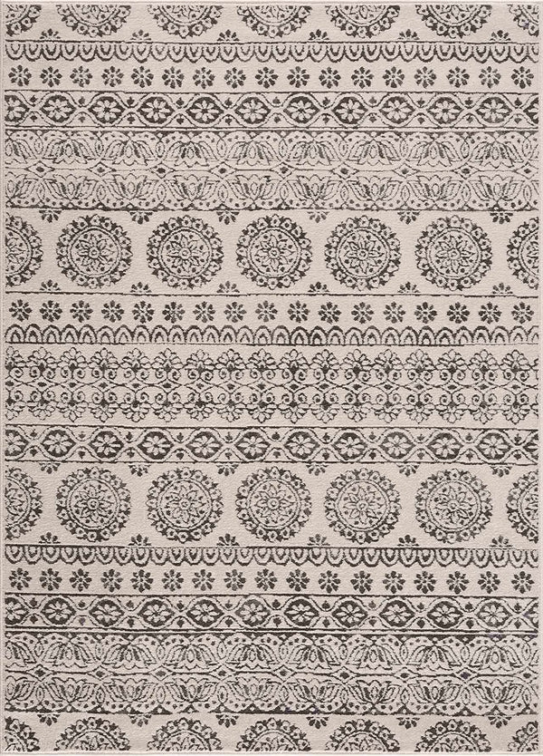 Hauteloom Warroad WARRO Charcoal Machine Made Polypropylene Rug