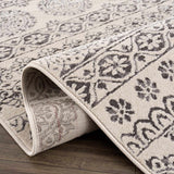 Hauteloom Warroad WARRO Charcoal Machine Made Polypropylene Rug