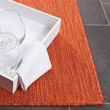 safavieh clearance beach house bhs274p orange rug