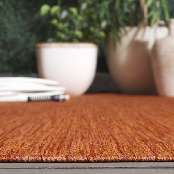 safavieh clearance beach house bhs274p orange rug