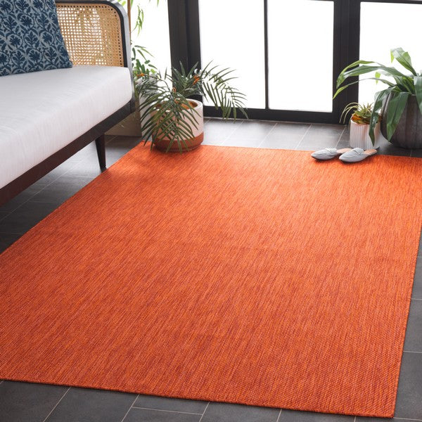 safavieh clearance beach house bhs274p orange rug