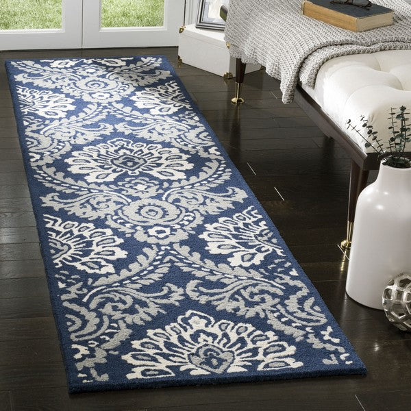 safavieh clearance blossom blm106b navy rug