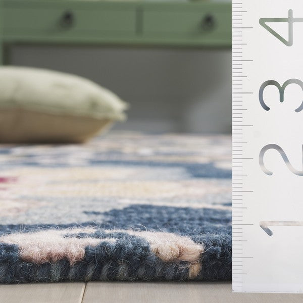 safavieh clearance blossom blm117n navy rug