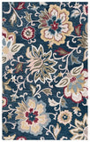 safavieh clearance blossom blm117n navy rug