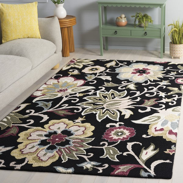 safavieh clearance blossom blm117z black rug