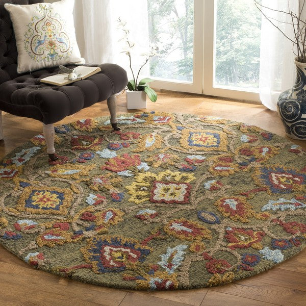 safavieh clearance blossom blm402b green rug