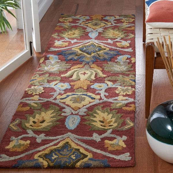 safavieh clearance blossom blm402q red rug