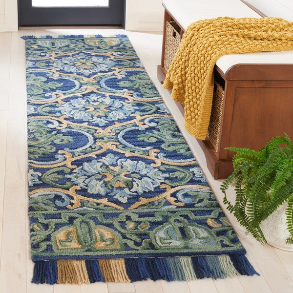 safavieh clearance blossom blm422a navy rug