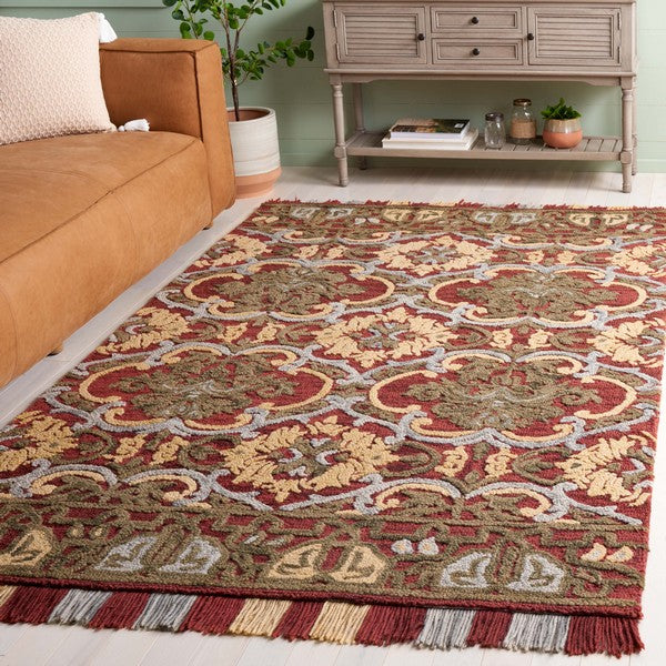 safavieh clearance blossom blm422q red rug