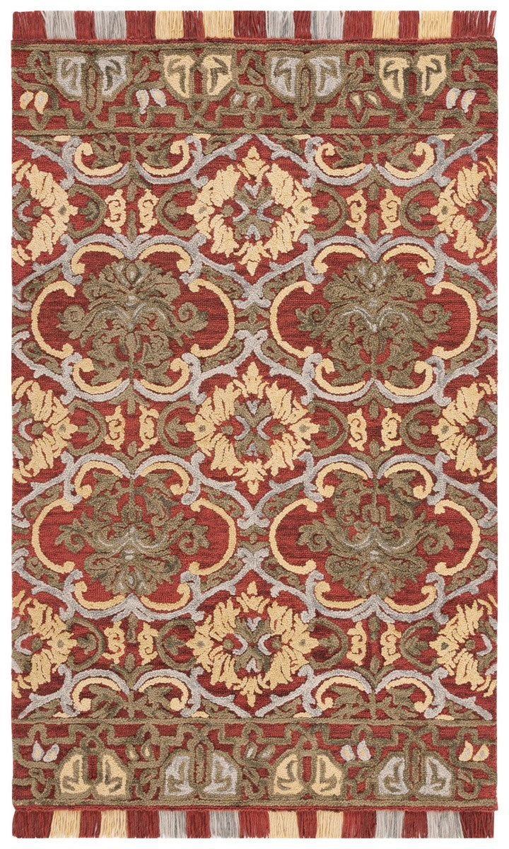 safavieh clearance blossom blm422q red rug