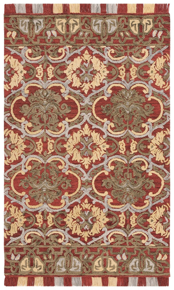 safavieh clearance blossom blm422q red rug