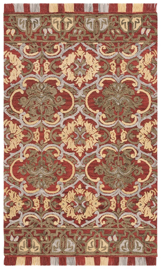 safavieh clearance blossom blm422q red rug