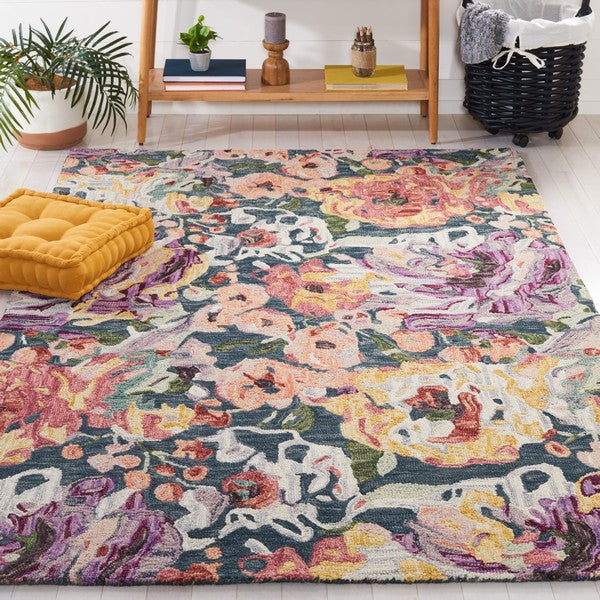 safavieh clearance blossom blm463m blue rug