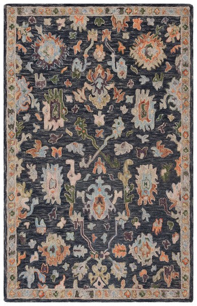 safavieh clearance blossom blm465h dark grey rug