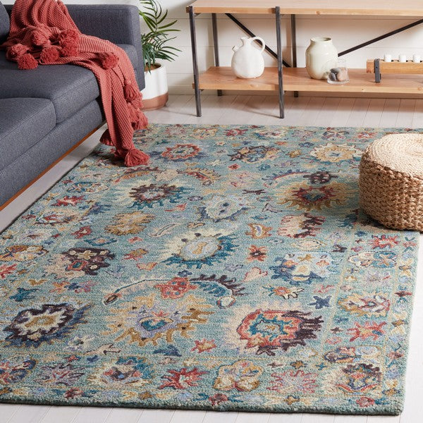 safavieh clearance blossom blm472m blue rug