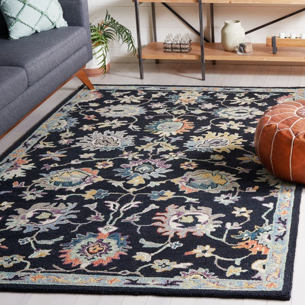 safavieh clearance blossom blm473z black rug
