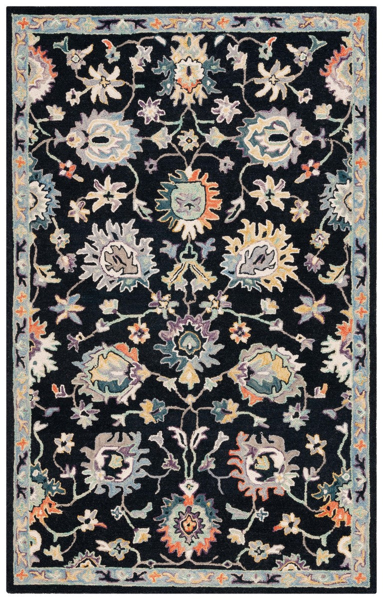 safavieh clearance blossom blm473z black rug