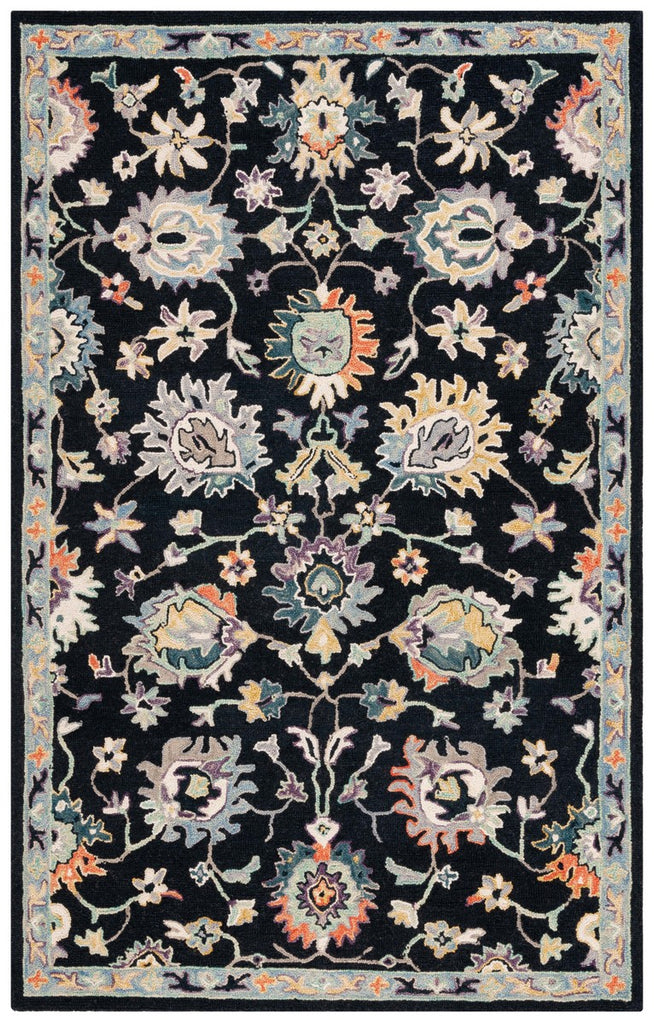 safavieh clearance blossom blm473z black rug