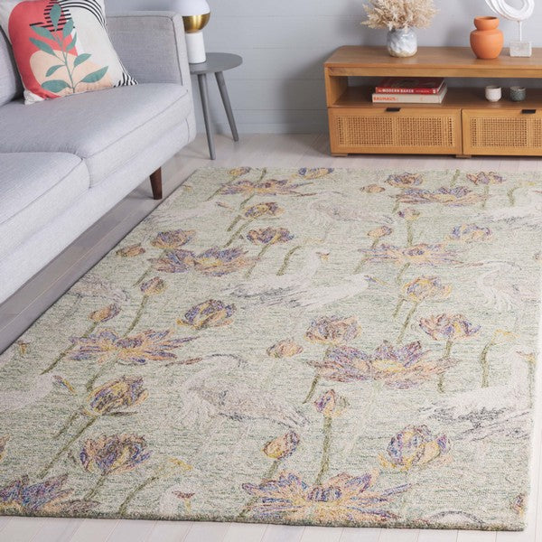 safavieh clearance blossom blm554y green rug