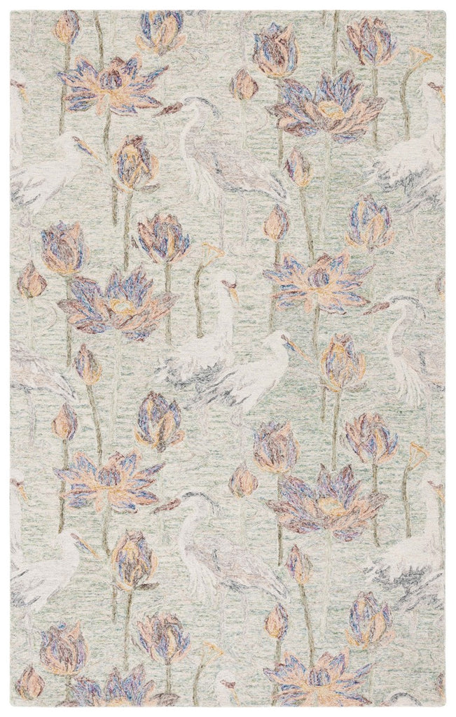 safavieh clearance blossom blm554y green rug