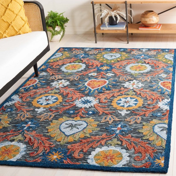 safavieh clearance blossom blm565h charcoal rug