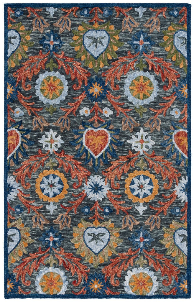 safavieh clearance blossom blm565h charcoal rug