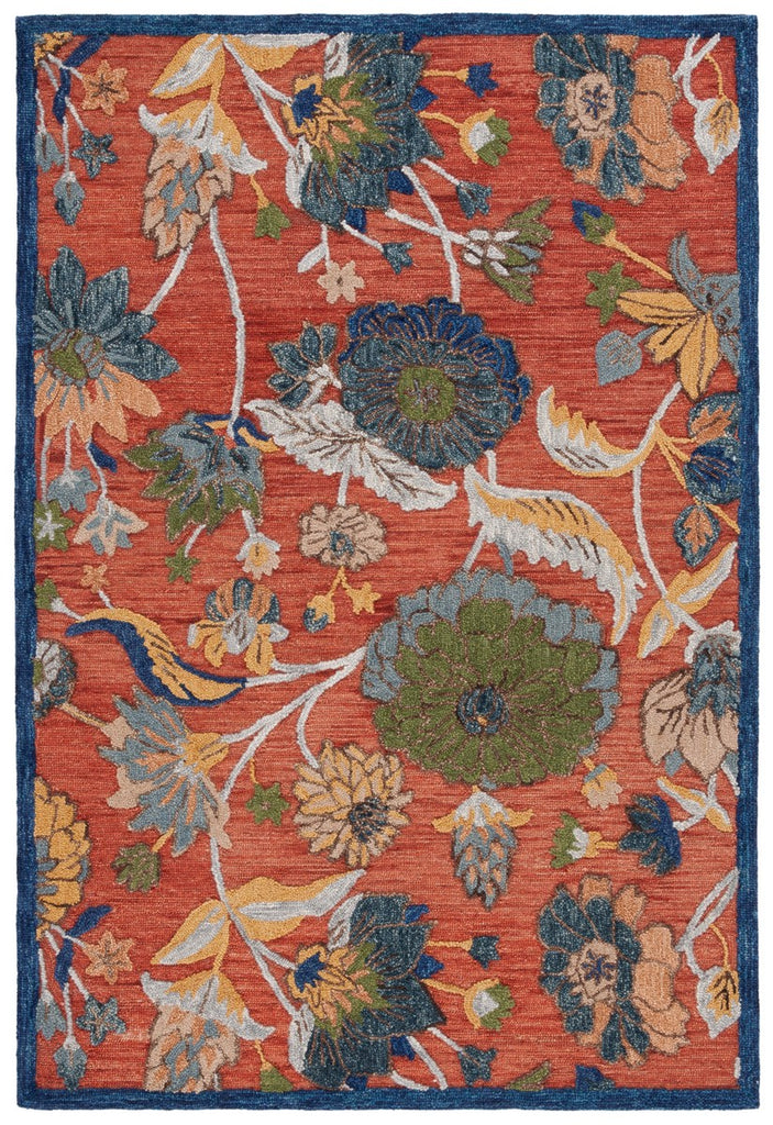safavieh clearance blossom blm567p orange rug