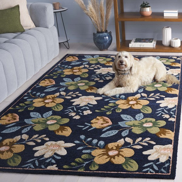 safavieh clearance blossom blm571n navy rug