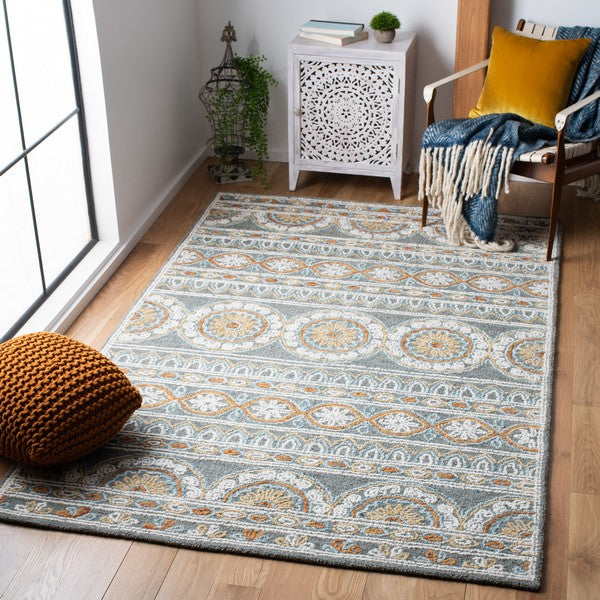 safavieh clearance blossom blm609f grey rug