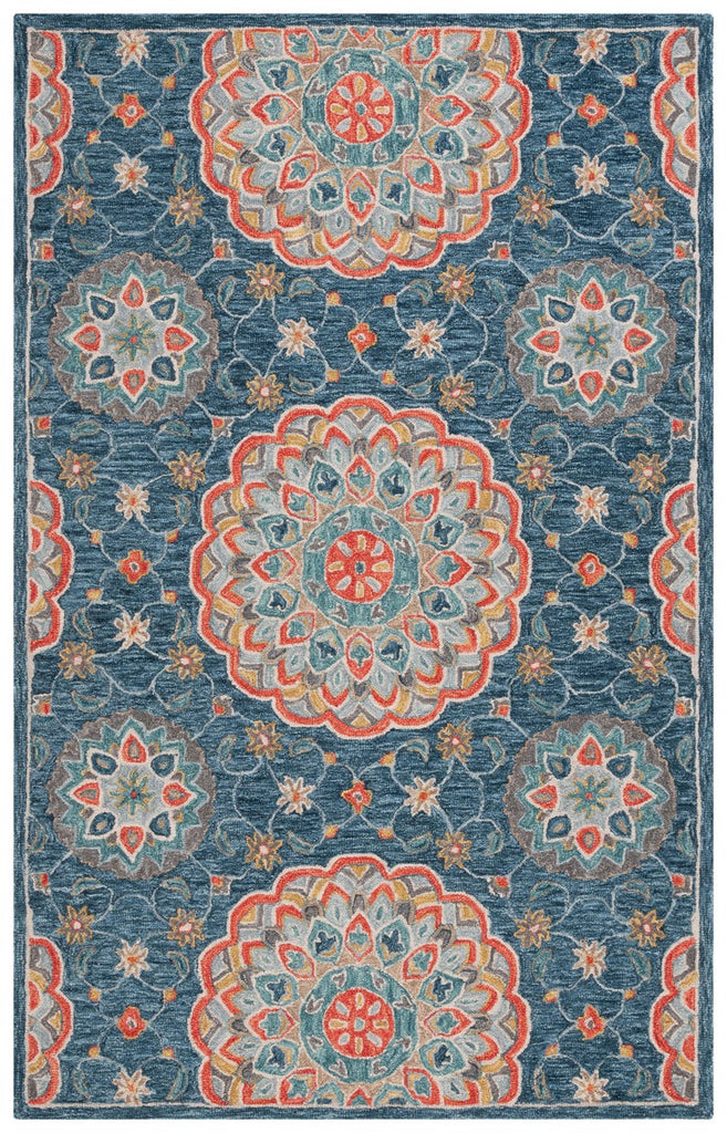 safavieh clearance blossom blm690m blue rug