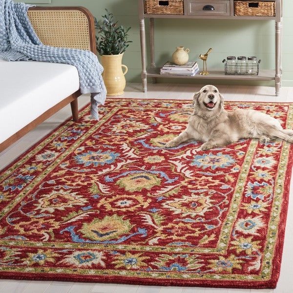safavieh clearance blossom blm691q red rug