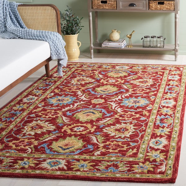 safavieh clearance blossom blm691q red rug