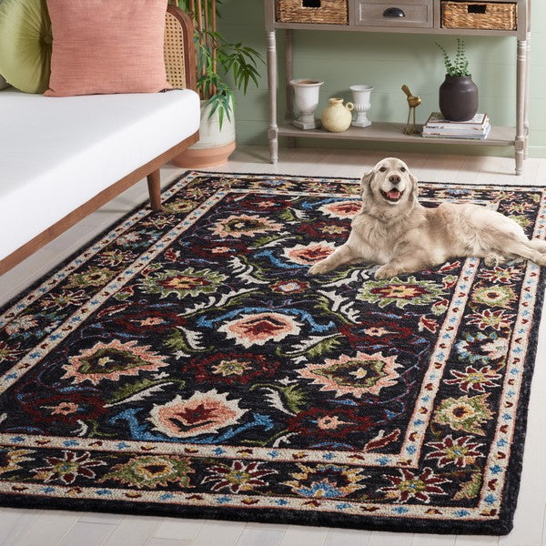 safavieh clearance blossom blm691z black rug