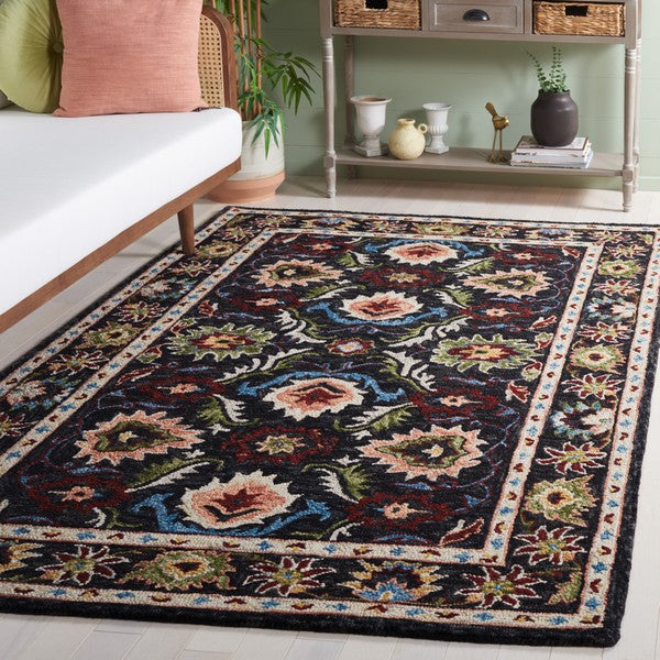 safavieh clearance blossom blm691z black rug
