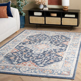 safavieh clearance blair washable blr246n navy rug