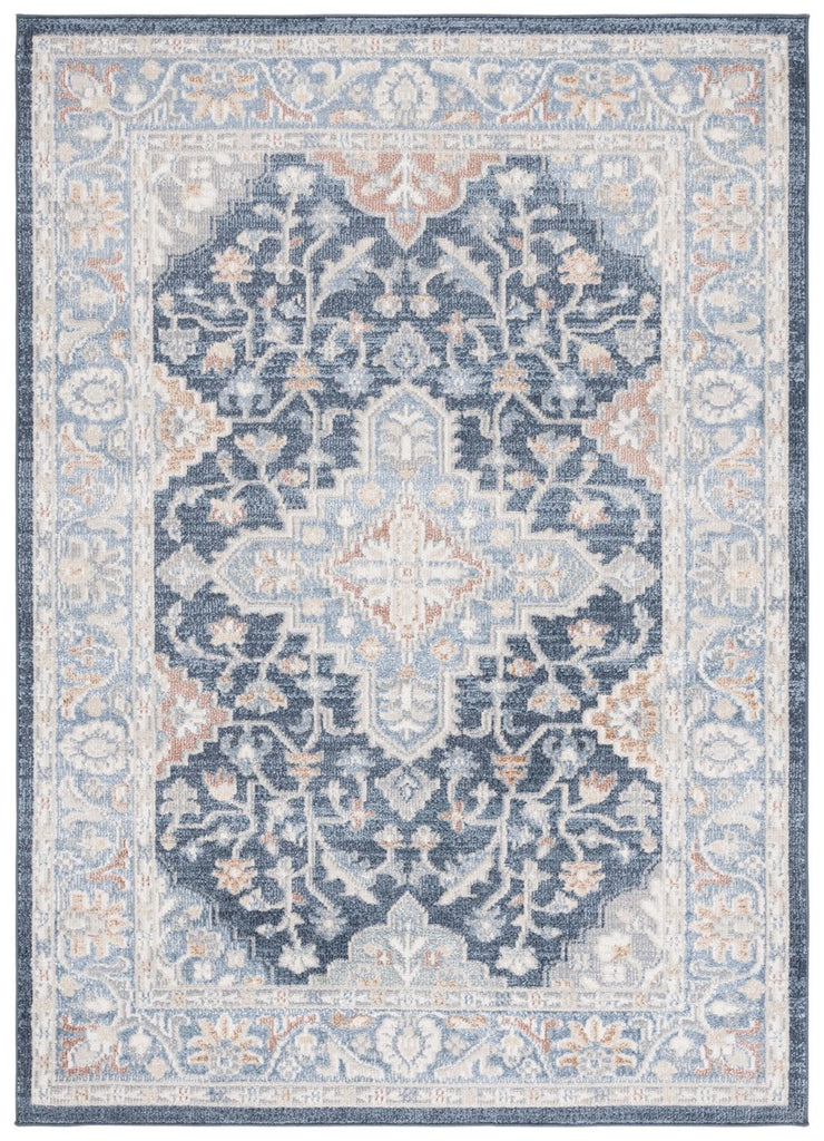 safavieh clearance blair washable blr246n navy rug