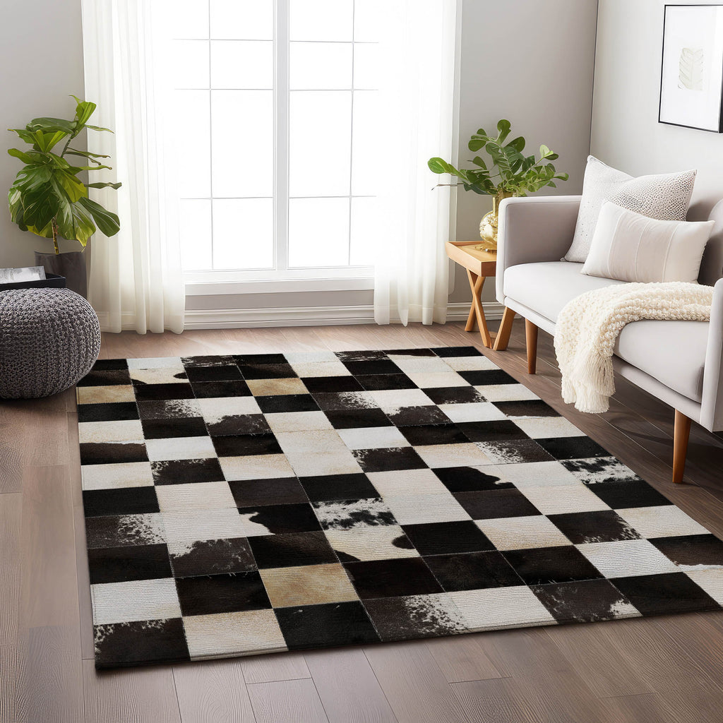 dalyn bozeman bm10 black rug