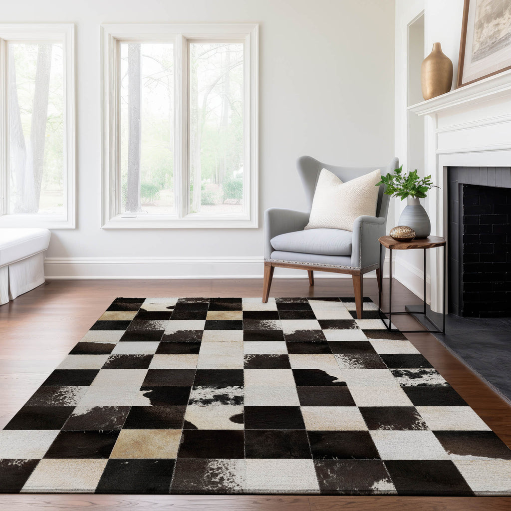 dalyn bozeman bm10 black rug