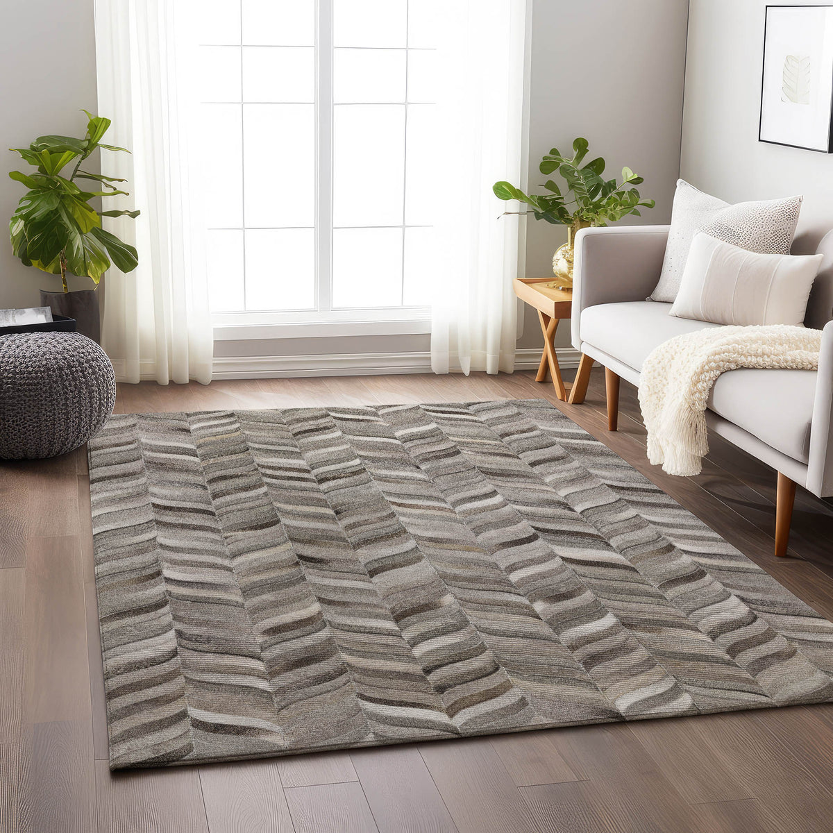 dalyn bozeman bm11 gray rug