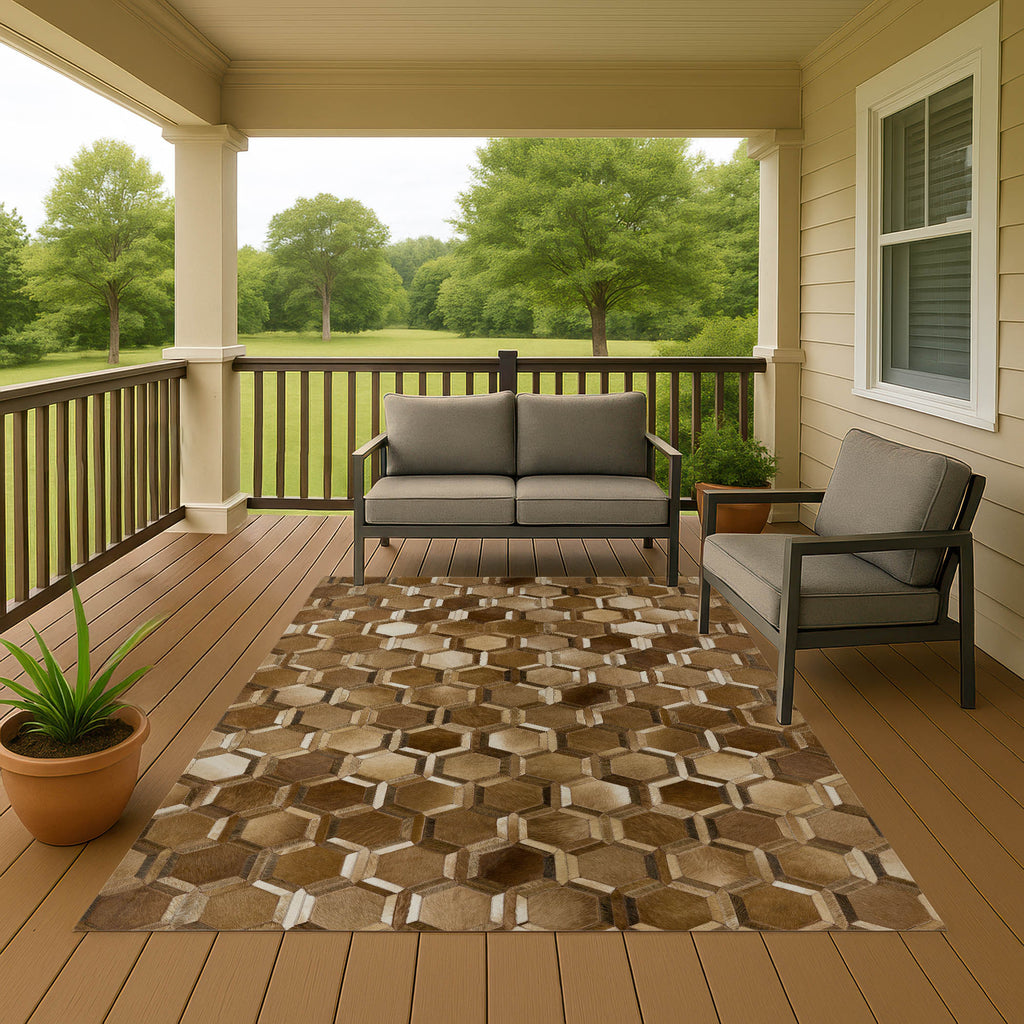 dalyn bozeman bm1 brown rug
