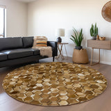 dalyn bozeman bm1 brown rug
