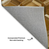 dalyn bozeman bm1 brown rug