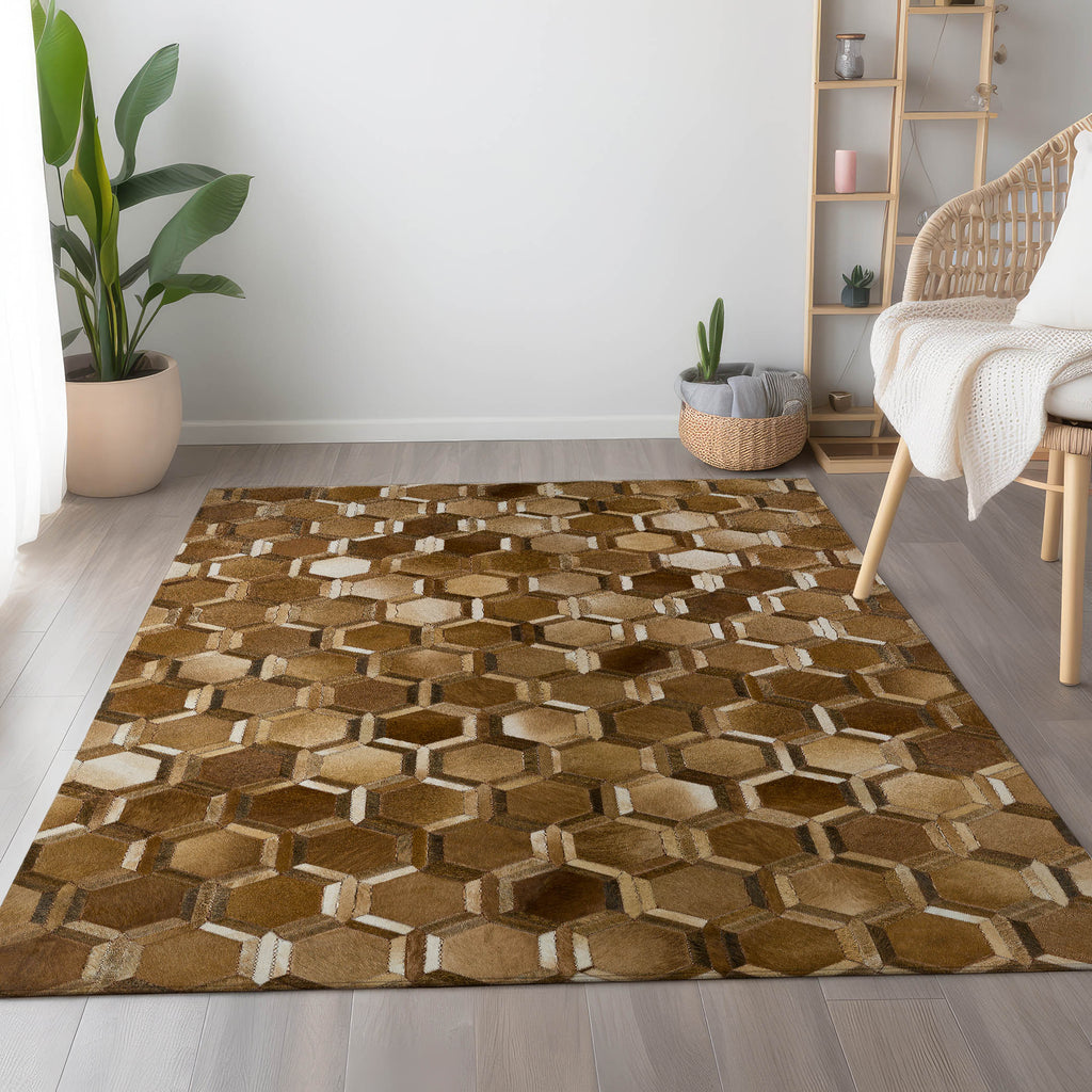 dalyn bozeman bm1 brown rug