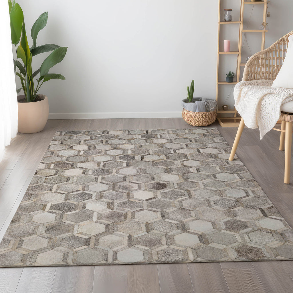 dalyn bozeman bm1 gray rug
