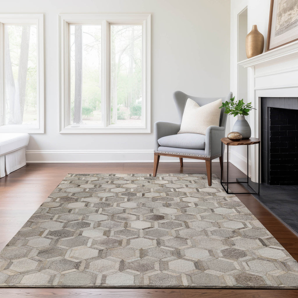 dalyn bozeman bm1 gray rug