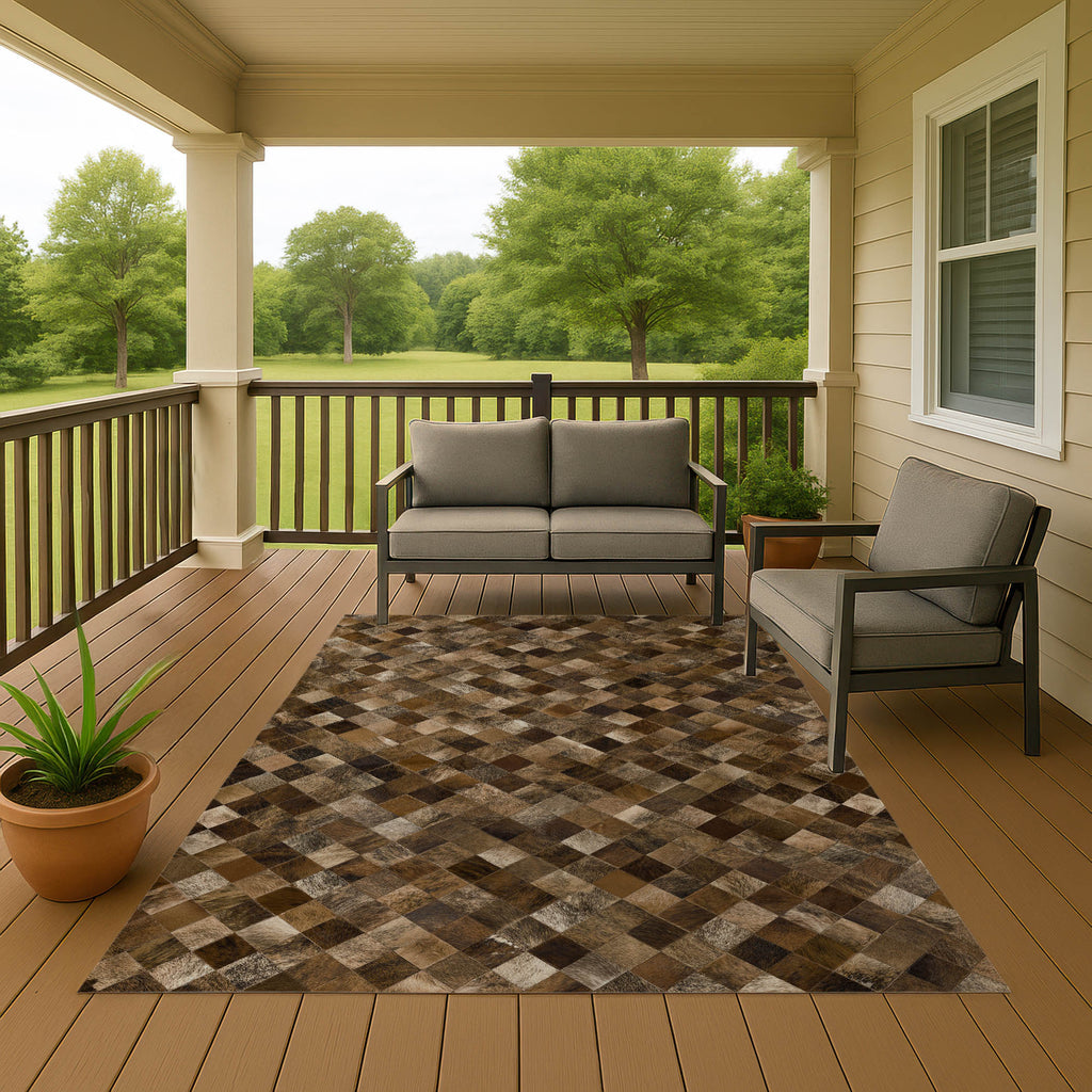 dalyn bozeman bm2 brown rug