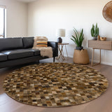 dalyn bozeman bm2 brown rug